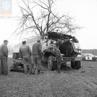 Semi accident