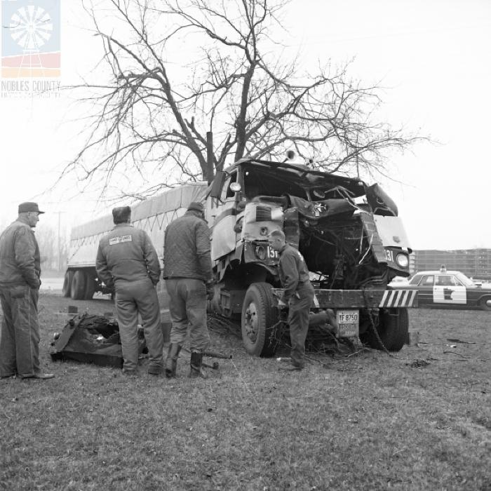 Semi accident