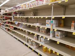 Empty Shelves at Cub Foods Blaine